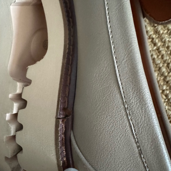 Ccocci Megan Women’s Taupe Lug Faux PU Leather Loafer size 6.5 - Picture 8 of 12